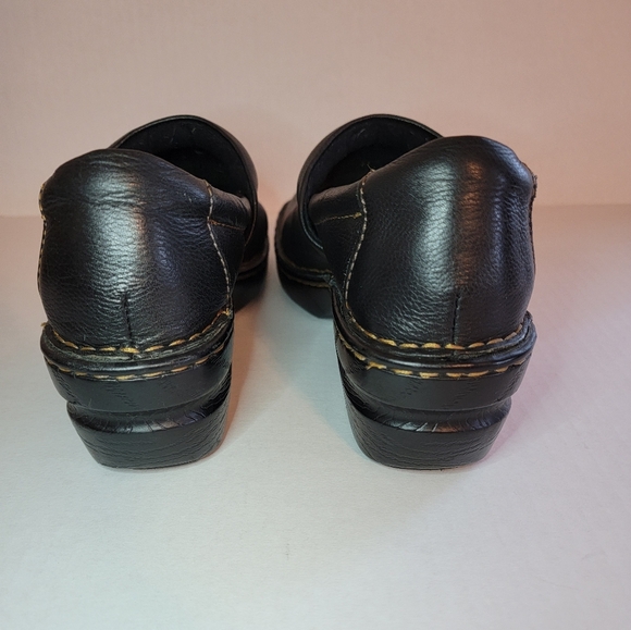 b.o.c Born Concept Black Leather Upper Clogs ~ Size 9.5 - Picture 2 of 6